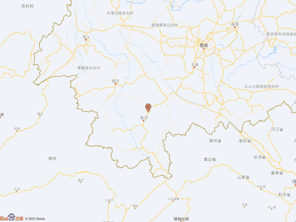 云南普洱市宁洱县发生3.4级地震