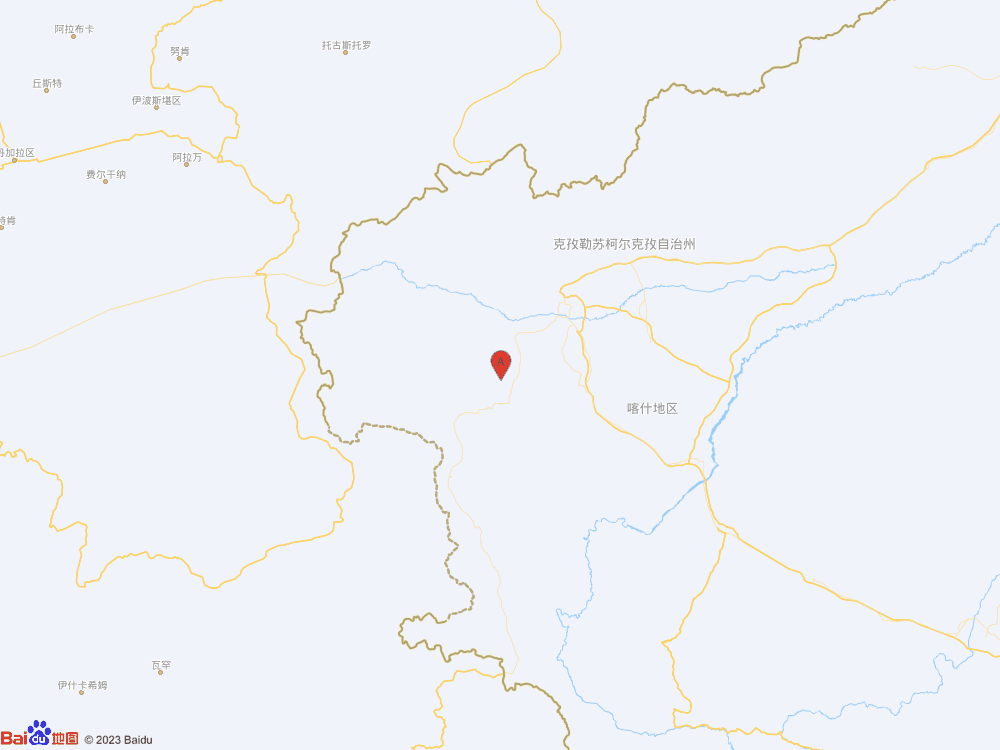 新疆克孜勒苏州阿克陶县（北纬39.02度，东经75.41度）发生3.0级地震